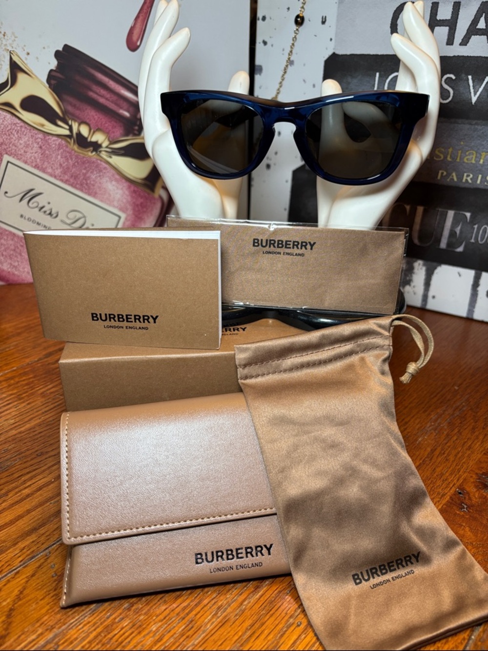 Burberry BE4426-F 4110/87 Sunglasses – Made in Italy NIB STUNNING BLUE
